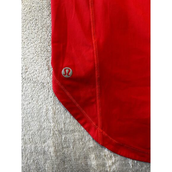 Lululemon Sculpt Tank‎ Top in Carnation Red Sleeveless Workout Shirt Women's 6 - Picture 8 of 9